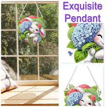 Load image into Gallery viewer, Acrylic Special Shape Flower Parrot DIY Diamond Art Pendant Kit for Wall Window