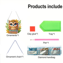 Load image into Gallery viewer, Acrylic Special Shape Flower Parrot DIY Diamond Art Pendant Kit for Wall Window
