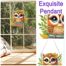 Load image into Gallery viewer, Acrylic Special Shape Flower Parrot DIY Diamond Art Pendant Kit for Wall Window