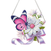 Load image into Gallery viewer, Acrylic Special Shape Flower Parrot DIY Diamond Art Pendant Kit for Wall Window