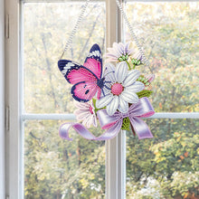 Load image into Gallery viewer, Acrylic Special Shape Flower Parrot DIY Diamond Art Pendant Kit for Wall Window