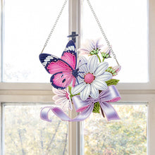 Load image into Gallery viewer, Acrylic Special Shape Flower Parrot DIY Diamond Art Pendant Kit for Wall Window