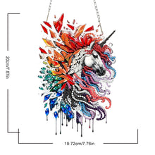 Load image into Gallery viewer, Acrylic Special Shape Flower Parrot DIY Diamond Art Pendant Kit for Wall Window