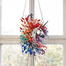 Load image into Gallery viewer, Acrylic Special Shape Flower Parrot DIY Diamond Art Pendant Kit for Wall Window