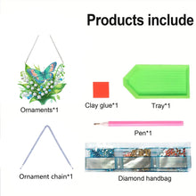 Load image into Gallery viewer, Acrylic Special Shape Flower Parrot DIY Diamond Art Pendant Kit for Wall Window