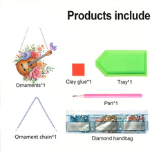 Load image into Gallery viewer, Acrylic Special Shape Flower Parrot DIY Diamond Art Pendant Kit for Wall Window