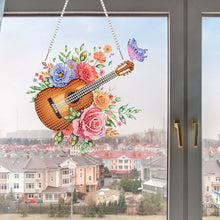 Load image into Gallery viewer, Acrylic Special Shape Flower Parrot DIY Diamond Art Pendant Kit for Wall Window