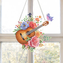 Load image into Gallery viewer, Acrylic Special Shape Flower Parrot DIY Diamond Art Pendant Kit for Wall Window