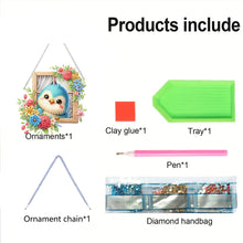 Load image into Gallery viewer, Acrylic Special Shape Flower Parrot DIY Diamond Art Pendant Kit for Wall Window