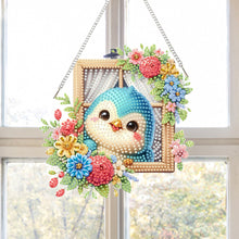 Load image into Gallery viewer, Acrylic Special Shape Flower Parrot DIY Diamond Art Pendant Kit for Wall Window