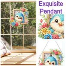 Load image into Gallery viewer, Acrylic Special Shape Flower Parrot DIY Diamond Art Pendant Kit for Wall Window