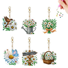 Load image into Gallery viewer, 6Pcs Double Sided Special Shape Animals Diamond Art Keyring for Beginners Adults