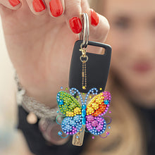 Load image into Gallery viewer, 6Pcs Double Sided Special Shape Animals Diamond Art Keyring for Beginners Adults