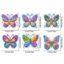 Load image into Gallery viewer, 6Pcs Double Sided Special Shape Animals Diamond Art Keyring for Beginners Adults