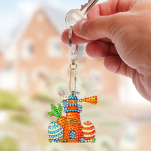 Load image into Gallery viewer, 6Pcs Double Sided Special Shape Animals Diamond Art Keyring for Beginners Adults