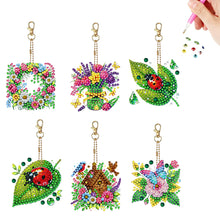 Load image into Gallery viewer, 6Pcs Double Sided Special Shape Animals Diamond Art Keyring for Beginners Adults