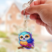 Load image into Gallery viewer, 6Pcs Double Sided Special Shape Animals Diamond Art Keyring for Beginners Adults