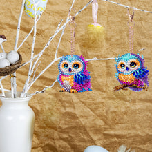 Load image into Gallery viewer, 6Pcs Double Sided Special Shape Animals Diamond Art Keyring for Beginners Adults