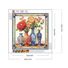 Load image into Gallery viewer, Diamond Painting - Partial Special Shaped - Colorful Vase (30*30CM)