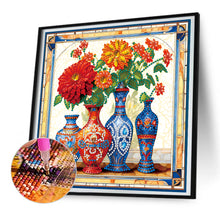 Load image into Gallery viewer, Diamond Painting - Partial Special Shaped - Colorful Vase (30*30CM)