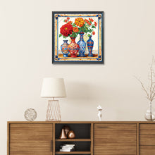 Load image into Gallery viewer, Diamond Painting - Partial Special Shaped - Colorful Vase (30*30CM)