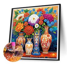 Load image into Gallery viewer, Diamond Painting - Partial Special Shaped - Colorful Vase (30*30CM)
