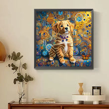 Load image into Gallery viewer, Diamond Painting - Partial Special Shaped - Butterfly Puppy (30*30CM)