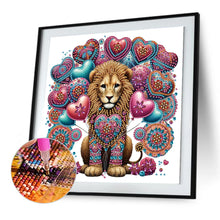 Load image into Gallery viewer, Diamond Painting - Partial Special Shaped - Lion With Mandala Pattern (30*30CM)