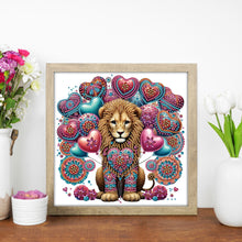 Load image into Gallery viewer, Diamond Painting - Partial Special Shaped - Lion With Mandala Pattern (30*30CM)