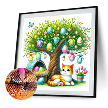 Load image into Gallery viewer, Diamond Painting - Full Round - Cat Under The Tree (40*40CM)