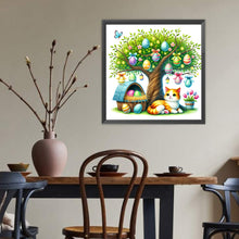 Load image into Gallery viewer, Diamond Painting - Full Round - Cat Under The Tree (40*40CM)