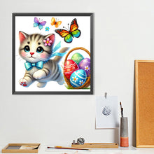 Load image into Gallery viewer, Diamond Painting - Full Round - Cat Running (40*40CM)