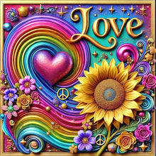 Load image into Gallery viewer, Diamond Painting - Full Round - Colorful Love (40*40CM)