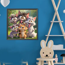 Load image into Gallery viewer, Diamond Painting - Full Round - Funny Cat (40*40CM)
