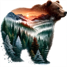 Load image into Gallery viewer, Diamond Painting - Full Round - Forest Bear (30*30CM)