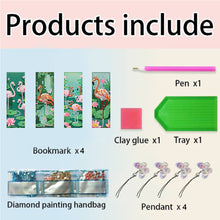Load image into Gallery viewer, 4Pcs Special Shape American Eagle Diamond Painting Bookmark for Adults Beginners