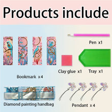 Load image into Gallery viewer, 4Pcs Special Shape American Eagle Diamond Painting Bookmark for Adults Beginners