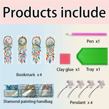 Load image into Gallery viewer, 4Pcs Special Shape American Eagle Diamond Painting Bookmark for Adults Beginners