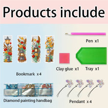 Load image into Gallery viewer, 4Pcs Special Shape American Eagle Diamond Painting Bookmark for Adults Beginners