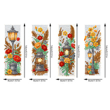 Load image into Gallery viewer, 4Pcs Special Shape American Eagle Diamond Painting Bookmark for Adults Beginners