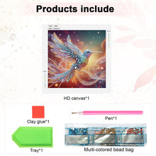 Load image into Gallery viewer, Diamond Painting - Partial Special Shaped - Hummingbird (30*30CM)