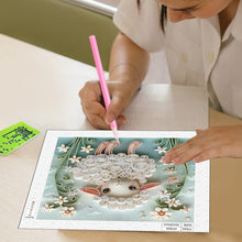 Load image into Gallery viewer, Diamond Painting - Partial Special Shaped - Paper Quilling Sheep (30*30CM)