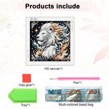 Load image into Gallery viewer, Diamond Painting - Partial Special Shaped - Paper Quilling Lions (30*30CM)