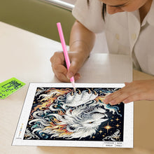 Load image into Gallery viewer, Diamond Painting - Partial Special Shaped - Paper Quilling Lions (30*30CM)