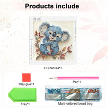 Load image into Gallery viewer, Diamond Painting - Partial Special Shaped - Paper Quilling Koalas (30*30CM)