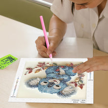 Load image into Gallery viewer, Diamond Painting - Partial Special Shaped - Paper Quilling Koalas (30*30CM)