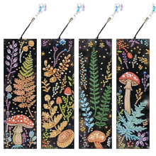 Load image into Gallery viewer, 4Pcs Special Shape Book Dinosaur Diamond Painting Bookmark for Adults Beginners