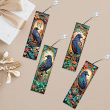 Load image into Gallery viewer, 4Pcs Special Shape Book Dinosaur Diamond Painting Bookmark for Adults Beginners