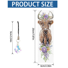 Load image into Gallery viewer, 4Pcs Special Shape Book Dinosaur Diamond Painting Bookmark for Adults Beginners