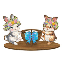Load image into Gallery viewer, Special Shape Butterfly Rabbit Rhinestones Desktop Ornaments Bedroom Table Decor